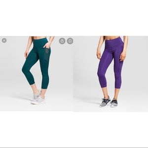 Laser Cut Capri leggings